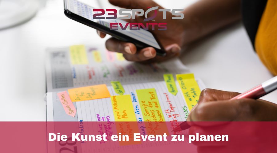 Die Kunst ein Event zu planen