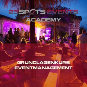 Grundlagenkurs Eventmanagement